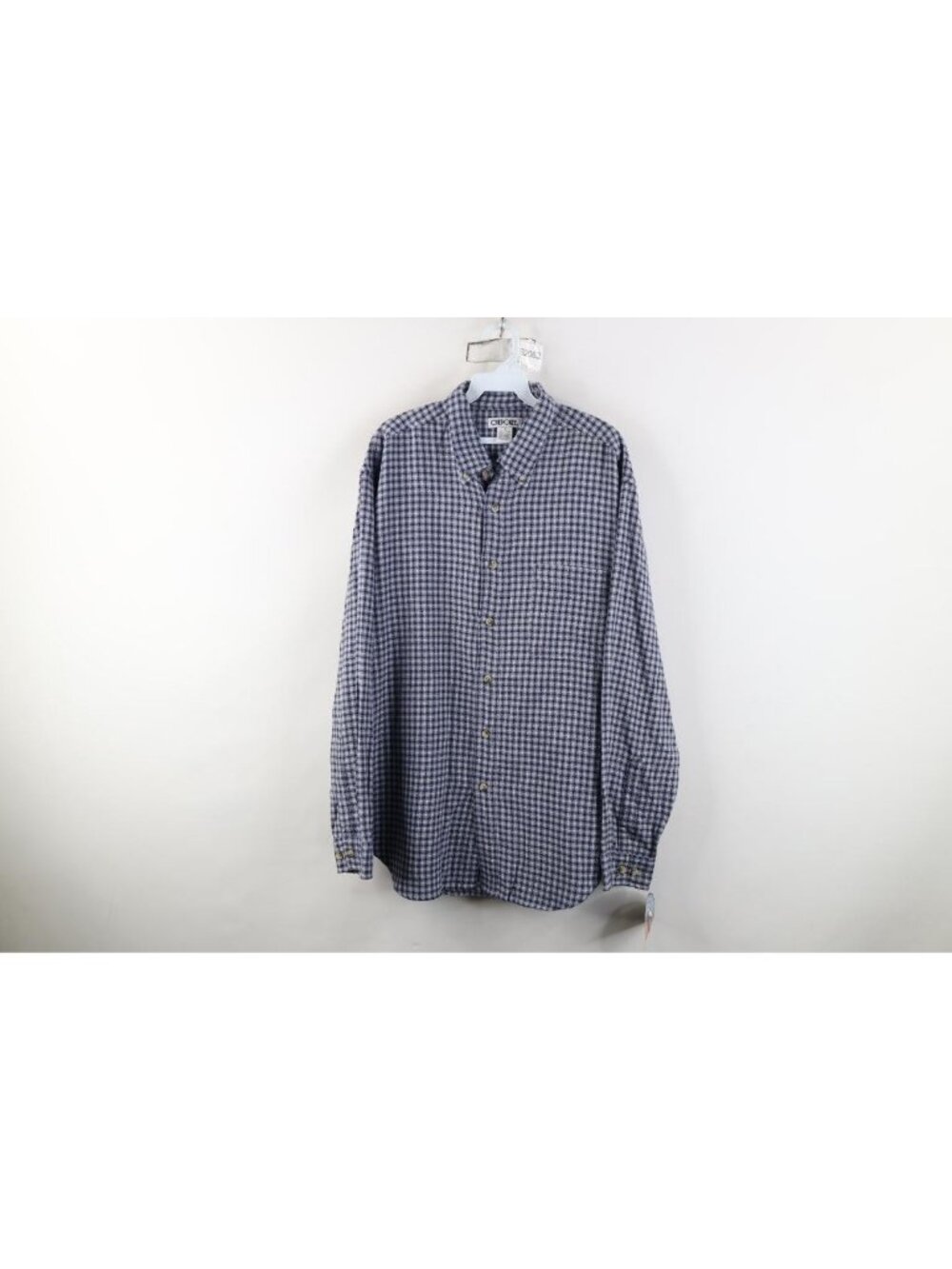 Deadstock Vtg 90s Streetwear Mens Large Baggy Flannel Button Down Shirt Plaid